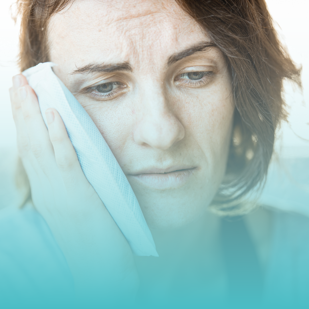 Persoon met angst voor tandarts